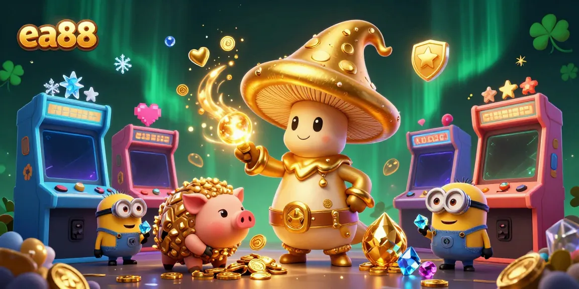 Engage in thrilling gaming at ea88 with magical characters among vibrant game elements.